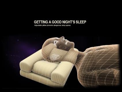 自動調節的智能枕頭有助防止睡眠窒息症